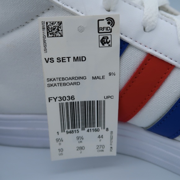 Adidas Neo Set Mid Skateboarding Sneakers FY3036 Size 10 NWT main image 4